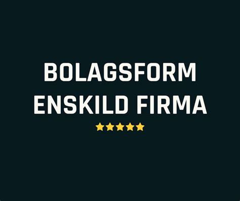 företagsnamn enskild firma|Enskild firma 